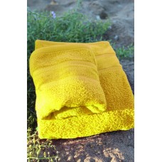 Terry towel Lux Supersoft 70x140cm 450g/m² yellow